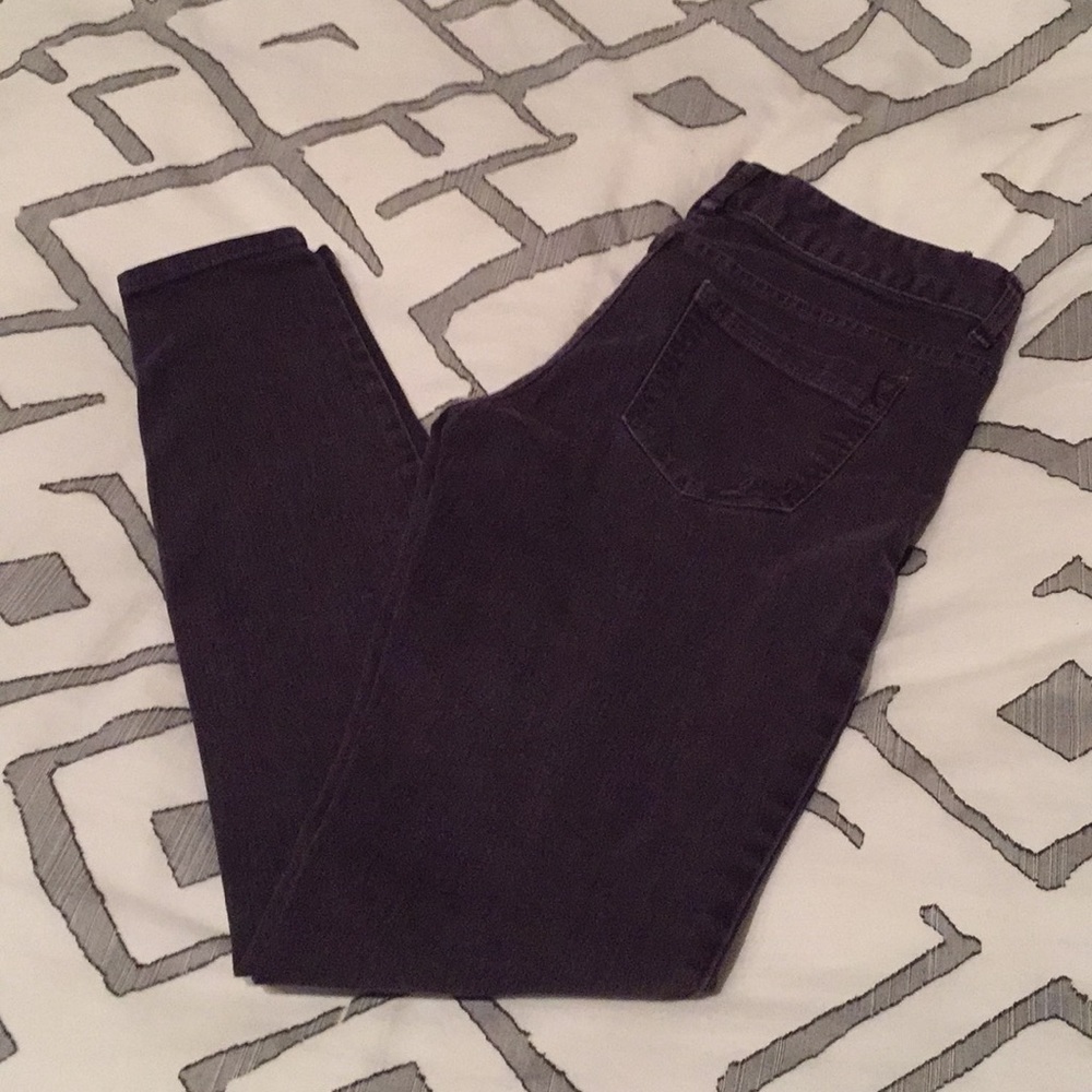 Plum Stretch Skinny Jeans x Express